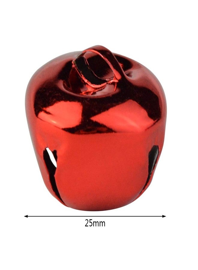 Marrywindix 100pcs Jingle Bells, Marrywindix 1 Inch Craft Bells Bulk DIY Bells for Christmas, Party, Festival Decoration and Home Decoration - Image 2