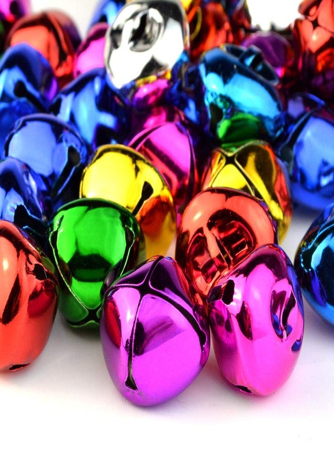 Marrywindix 100pcs Jingle Bells, Marrywindix 1 Inch Craft Bells Bulk DIY Bells for Christmas, Party, Festival Decoration and Home Decoration - Image 5