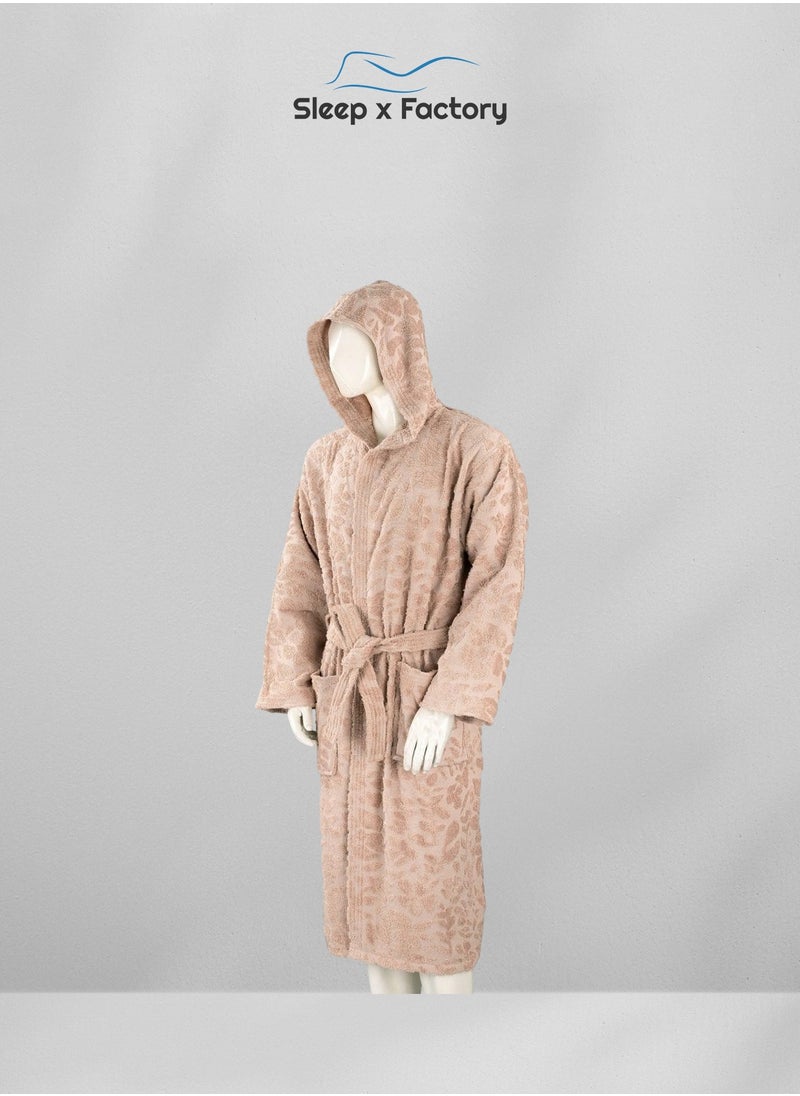 سليب × فاكتوري - روب استحمام مزخرف جاكارد - Image 1