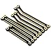 Pothyes CNC Black Coating Brass High Clearance Linkage Links Set for Redcat Ascent18 118 RC Crawler Upgrade - Image 4