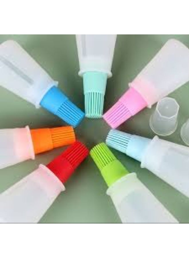 A multi-purpose oil and ghee brush with a silicone bottle for even liquid distribution; available in multiple colors – a must-have kitchen accessory. - Image 2