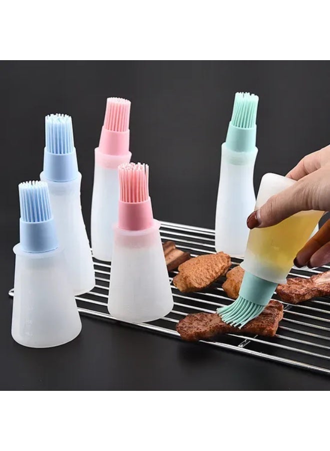 A multi-purpose oil and ghee brush with a silicone bottle for even liquid distribution; available in multiple colors – a must-have kitchen accessory. - Image 3