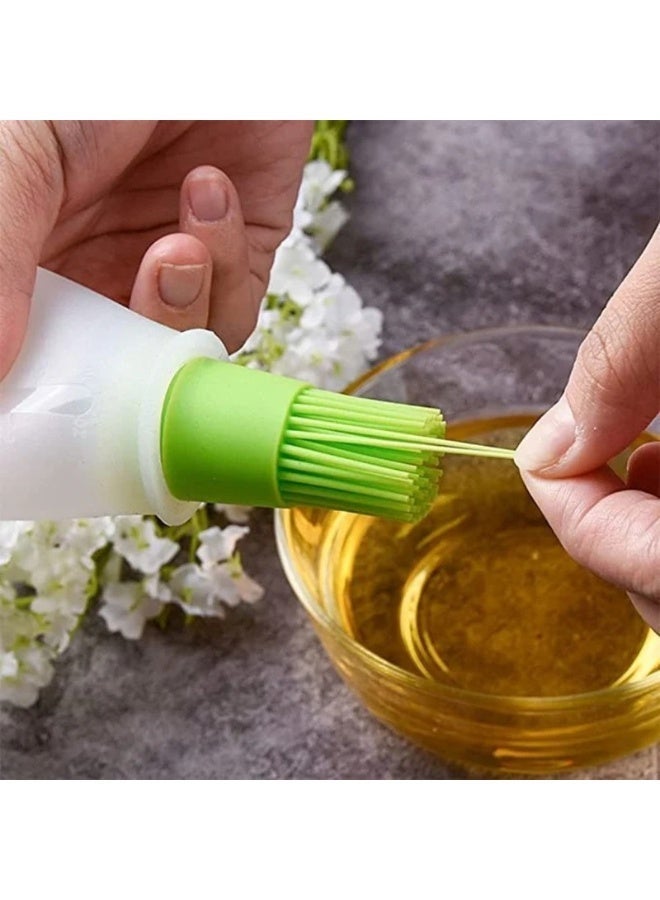 A multi-purpose oil and ghee brush with a silicone bottle for even liquid distribution; available in multiple colors – a must-have kitchen accessory. - Image 5