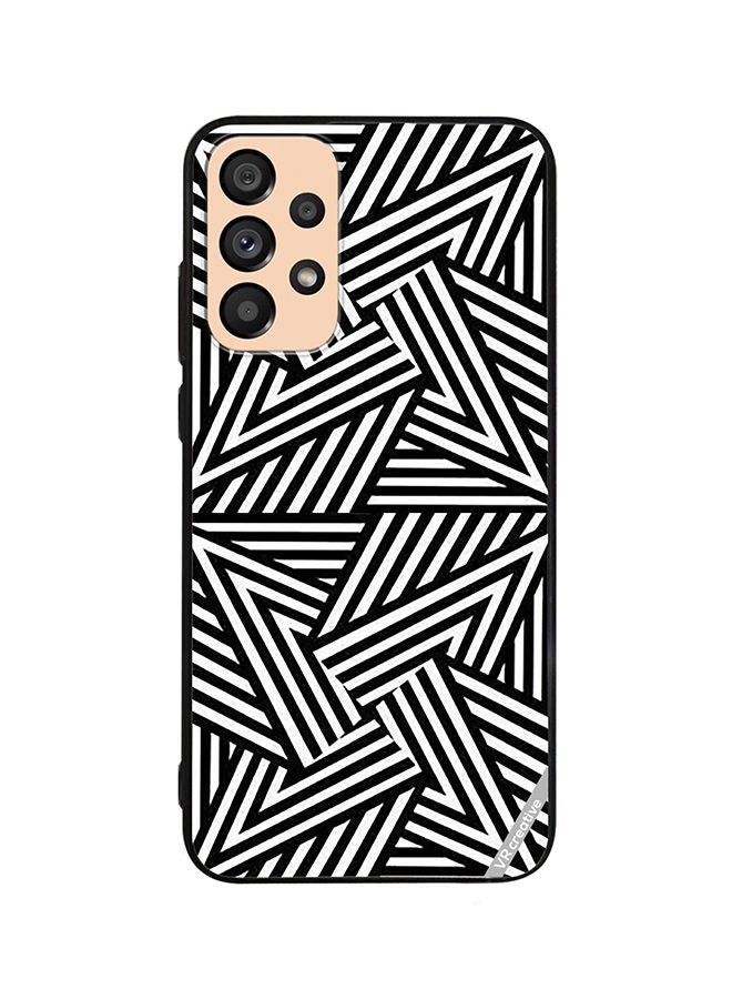 VR CREATIVE Protective Case Cover For Samsung Galaxy A53 5G Abstract Black And White Design Multicolour - Image 1
