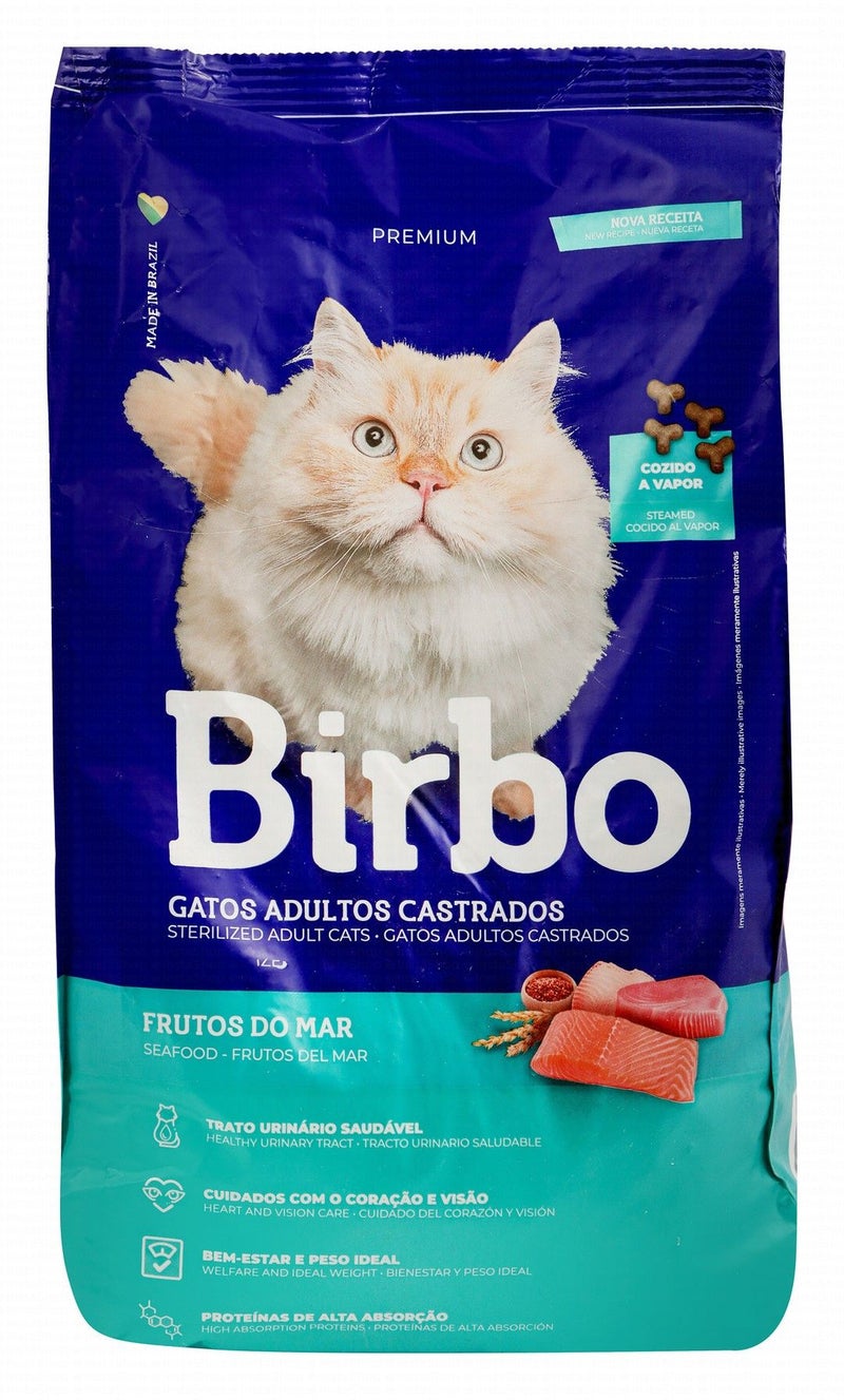Dry Cat Food with Seafood for Sterilized Cats, 1 kg - Image 1