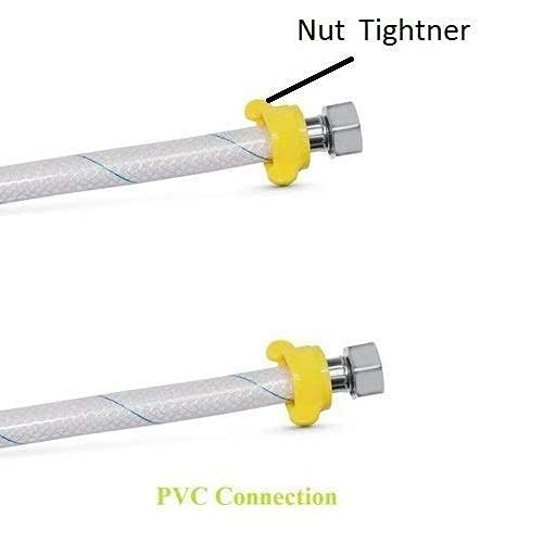 JES Connection Pipe 34 Inches Pvc Heavy Duty Connection Pipe Suitable for Geysers Countertop Faucets Water Taps Connection Pipe for Wash Basin - Image 4