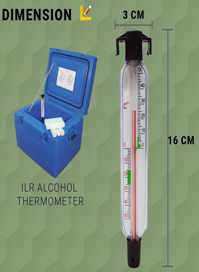 MCP Plastic Deep Freezer ILR Alcoholic Thermometer Range (-50 degree to +50 dgree Celsius), Pack Of 1 - Image 4