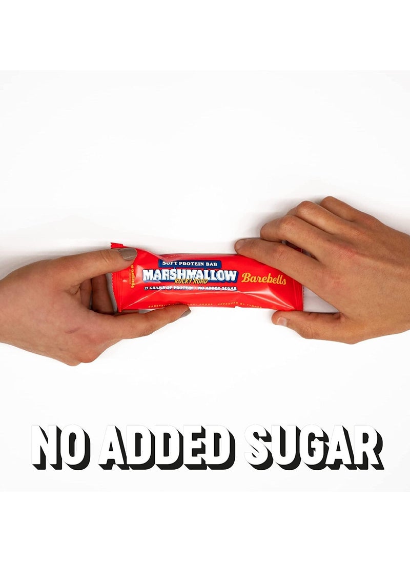 Barebells - Barebells Soft Protein Bar 55g Marshmallow Rocky Road Pack of 12 - Image 1