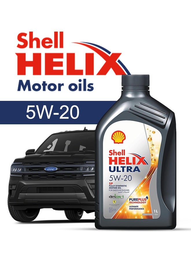 Shell Engine Oil – For FORD Expedition  2024 - 2017، 6 Liter، viscosity 5w20 Shell - With Engine Oil Filter -  2017 2018 2019 2020 2021 2022 2023 2024 