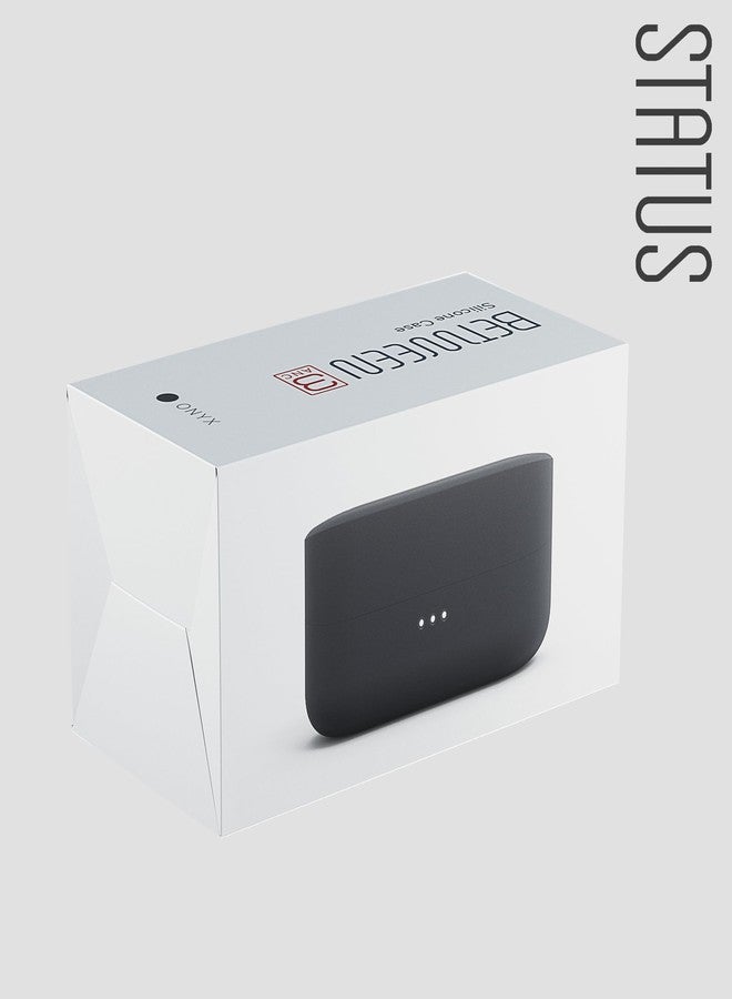 Status Audio Silicone Protective Case Cover for Headphones - for Between 3ANC Earbuds [Onyx (Black)] - Image 2