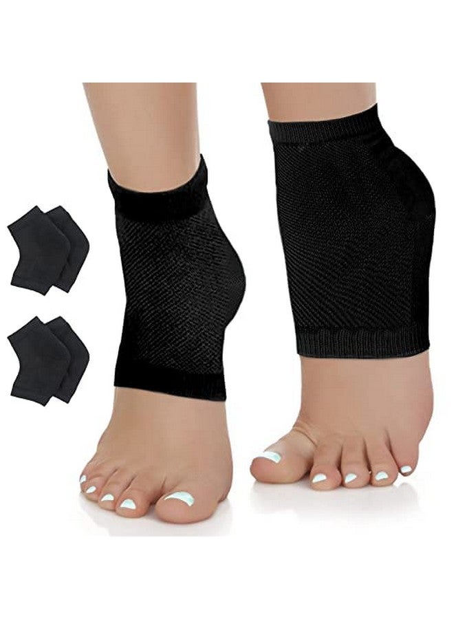 NOBILEA Gel Heel Socks for Dry Hard Cracked Heel Repair Pad, Swelling & Pain Relief, Cushion, Foot Care, Ankle Protection, Plantar Fasciitis for Men and Women - Image 2