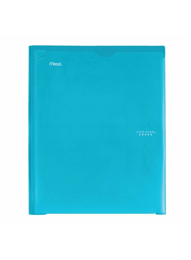 Five Star 2 Pocket Folder with Prong Fasteners, Folder with Pockets, Customizable Cover, Plastic, Color Selected For You, 1 Count (34136) - Image 2