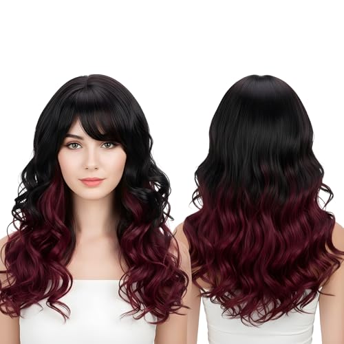 Rapidsflow® Full Head Synthetic Women Wigs Long Hair For Women/Women Wigs Natural Hair (Curly Double Shade) - Image 1