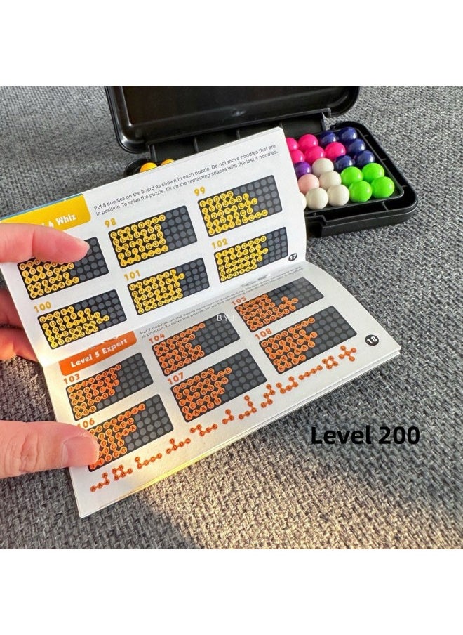 null - Wisdom Pyramid Intelligence Magic Beads Educational Toys Power Assembled Thinking Logic Ability Platter Children's Board Game-Color:007 Smart Magic Beads Breakthrough - Image 1