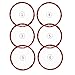 ZEHYRNE Set of 6 Objective Point Marker Disc Gaming Accessory Compatible with 40K Warhammer and Other Tabletop War Games Miniatures not Included - Image 2