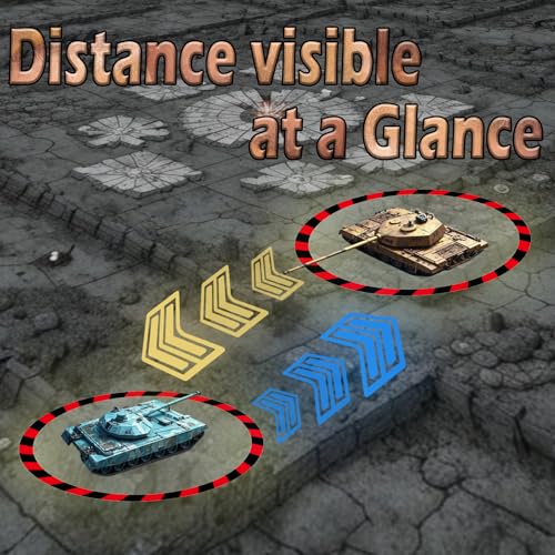 ZEHYRNE Set of 6 Objective Point Marker Disc Gaming Accessory Compatible with 40K Warhammer and Other Tabletop War Games Miniatures not Included - Image 5