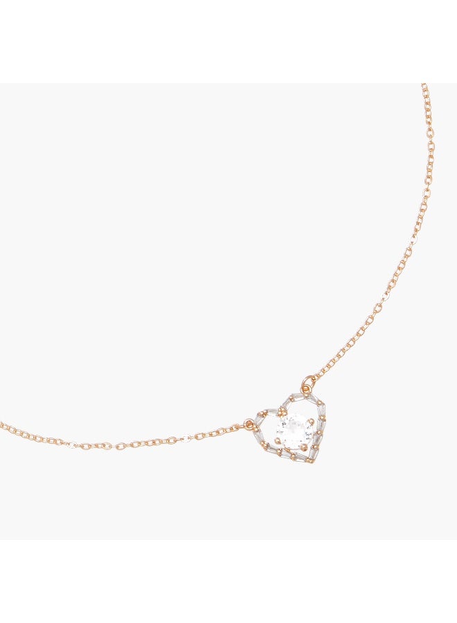 LIFESTYLE Cubic Zirconia Pendant Necklace - Image 2