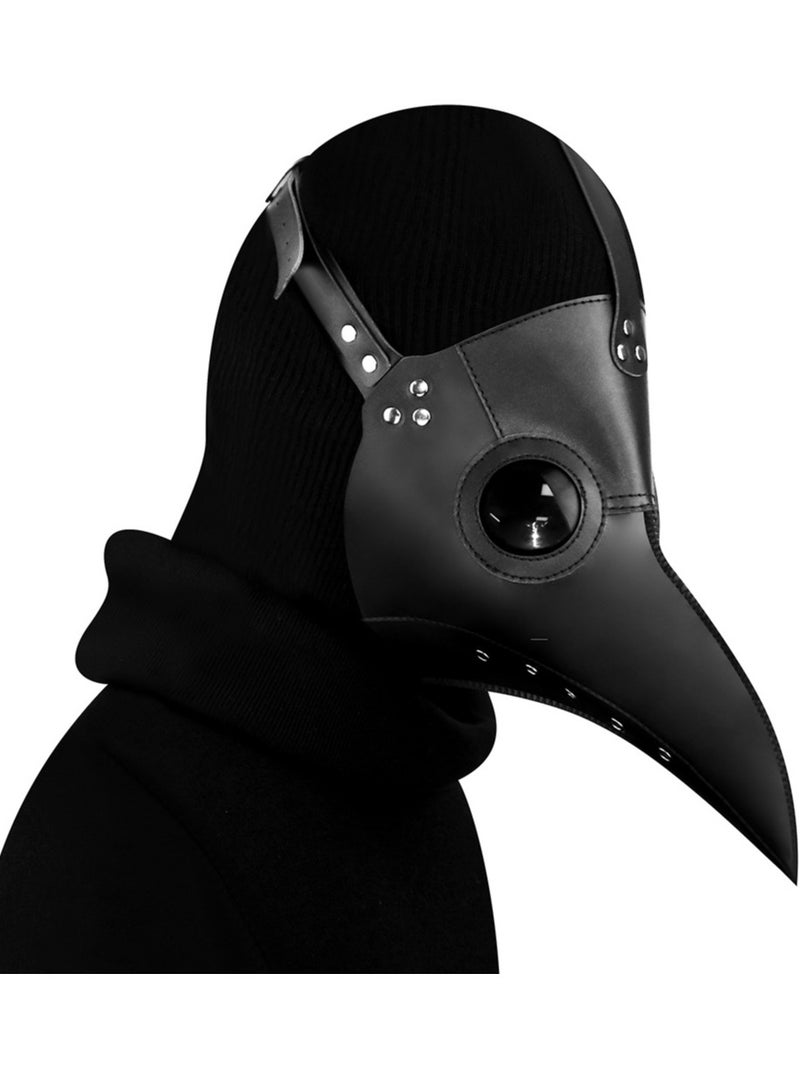 VUCATIN Plague Doctor Mask Scary Masks for Adults Party Cosplay Costume Prop Mask Long Nose Bird Beek Mask Leather Masks for Festival Cosplay Party Halloween - Image 4