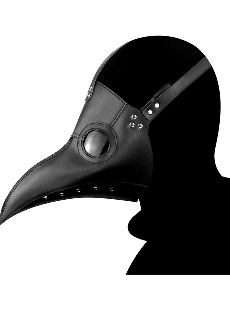 VUCATIN Plague Doctor Mask Scary Masks for Adults Party Cosplay Costume Prop Mask Long Nose Bird Beek Mask Leather Masks for Festival Cosplay Party Halloween - Image 5