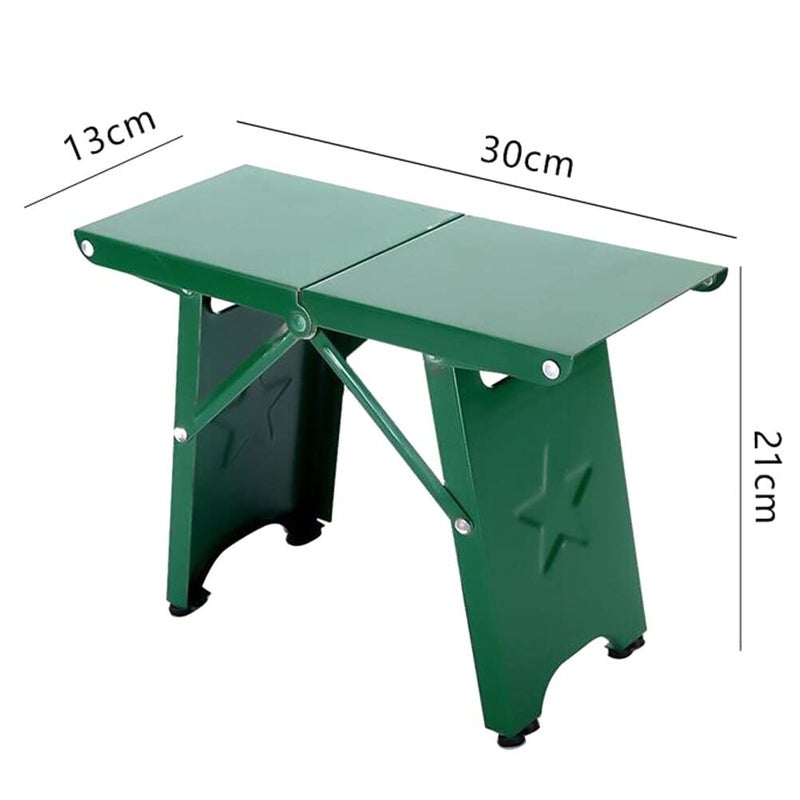 Zorzel Folding Camping Stool Portable Outdoor Fishing Travel Hiking Stool MultiFunction Foldable Metal Chair - Image 2