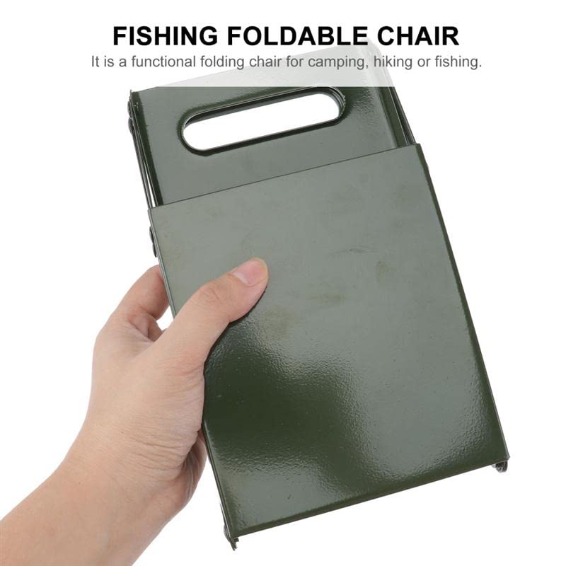 Zorzel Folding Camping Stool Portable Outdoor Fishing Travel Hiking Stool MultiFunction Foldable Metal Chair - Image 5