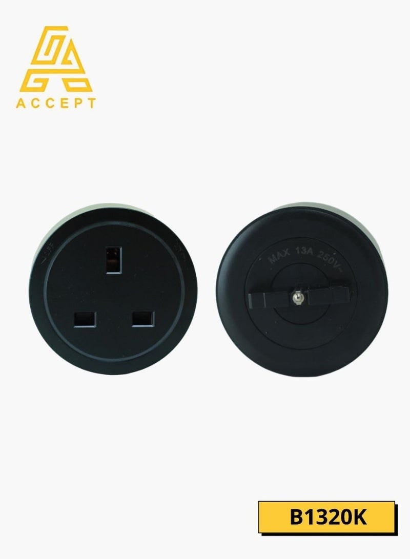 Bukela 2PCS Movable Household Socket Surface Mounted Rail Socket Power Sliding Rail Socket - Image 2