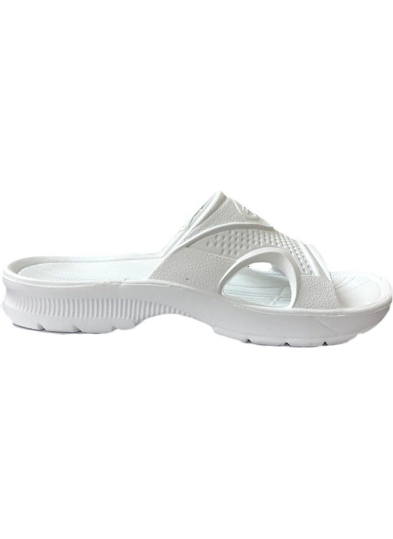 Gezer - 10221 White Men's Bathroom/Garden Slippers - Image 1