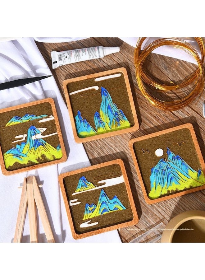 Loquat # Teacher's Day Handmade Diy Cloisonne Enamel Coaster Material Package Painting Non-heritage Traditional Culture Group Building Activities Gift-Color:【sharma Yonggu】 Bookmark Material Pack - Image 3