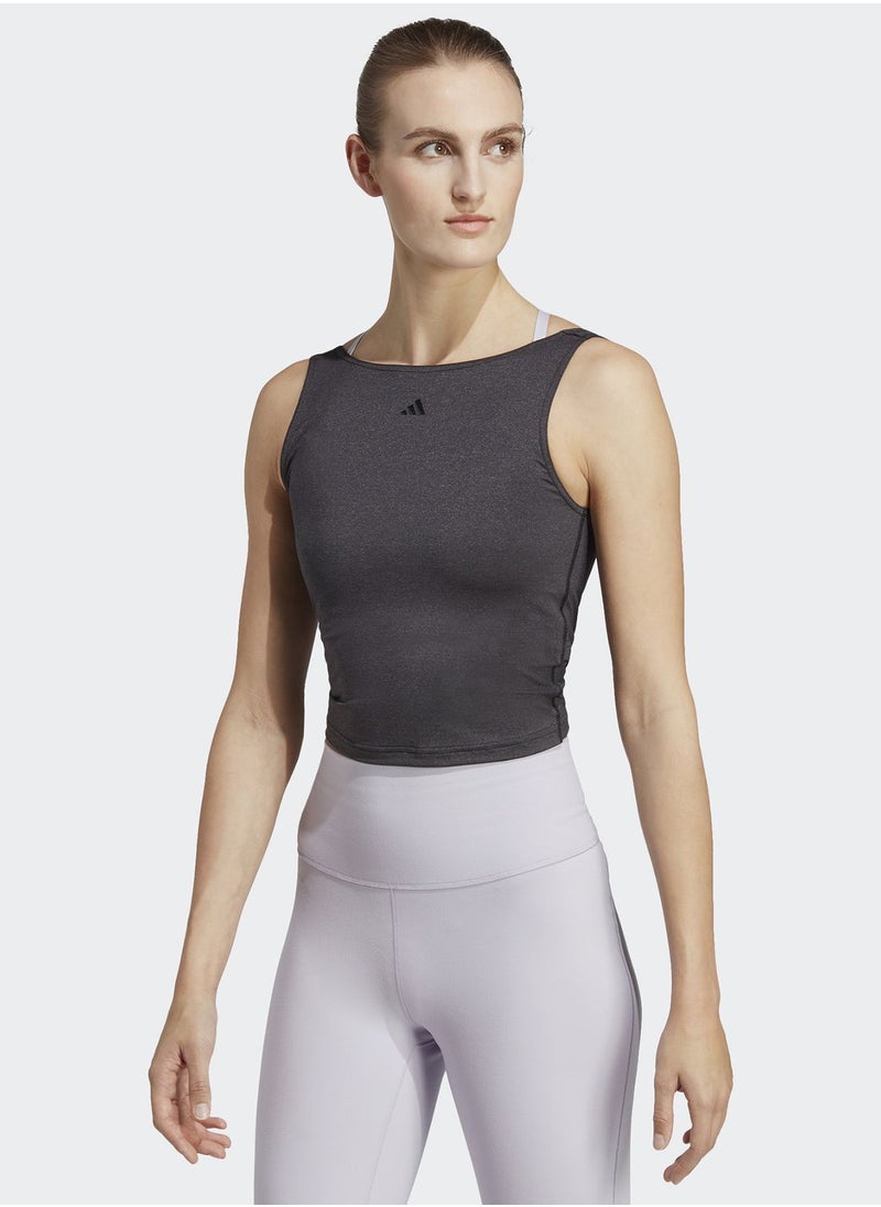 Adidas - Yoga Studio Cropped Tank - Image 1