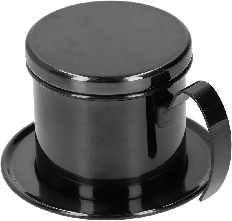 Practical versatile construction Stainless Steel Coffee Pot Detachable Design Food Grade 304 Portable for Office Travel Camping Widely Used in Home Hore Bar (Black) Multi-color available build - Image 1