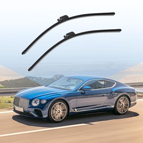 FZJDSD 1 Set Windshield Wiper Blade Compatible with Bentley Continental Gt Gtc Flying Spur Models From 20042018 Replace 3W1955425D 3W1955425A 3W1955425B 3W1955425C