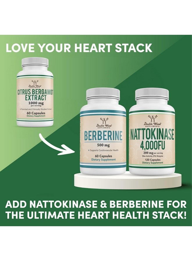 Double Wood Supplements مكمل البرغموت الحمضي - مستخلص البرغموت الحاصل على براءة اختراع والمثبت سريرياً - 1,000 ملغ حصص (مصدره من إيطاليا) (60 كبسولة) من دابل وود - Image 3