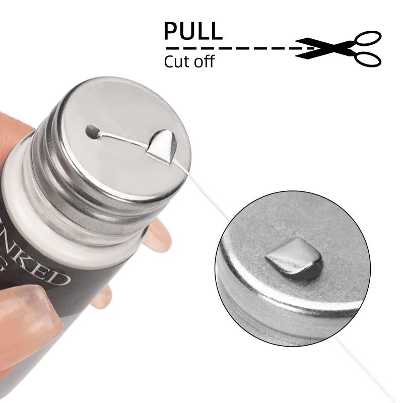 Carrying a 30 meter white line eyebrow ink assisted line drawing positioning ruler, embroidery eyebrow ruler 1pc - Image 2