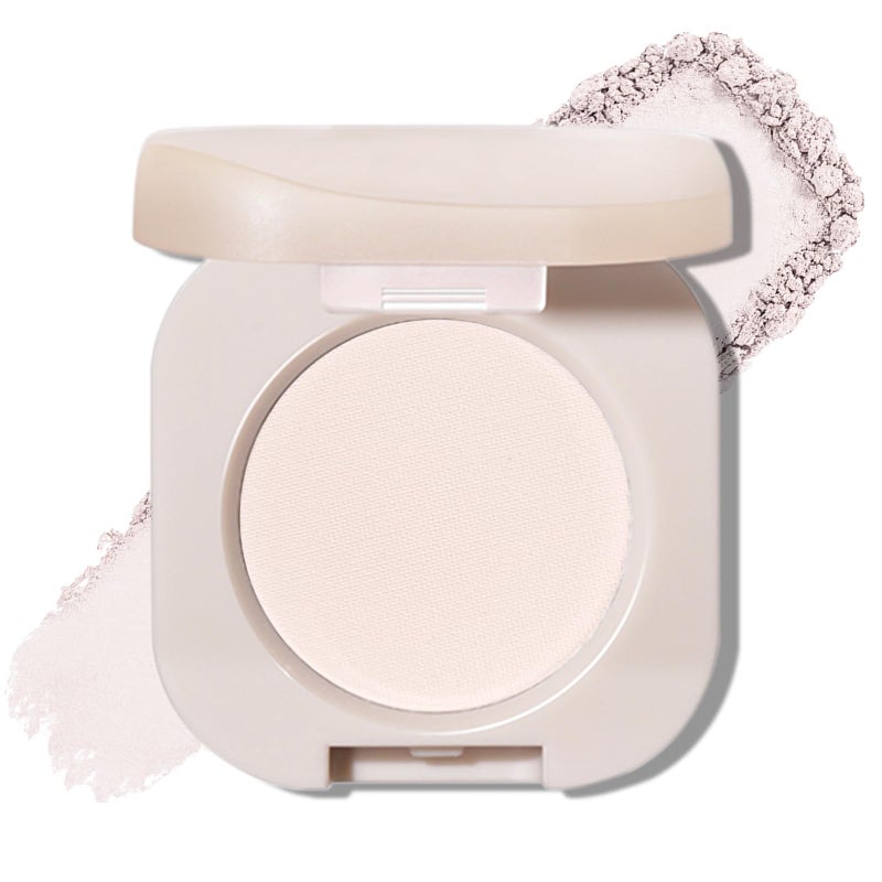 Jutqut Single Matte Eyeshadow, Off White Eye Shadow, Ultra-fine Lightweight Powder, Brightenning Primer Base Eyeshadow, High Pigment, Long Lasting, Multiuse Blendable Korean Eyes Makeup, Moonlight - Image 1