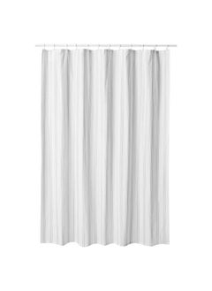 Shower curtain, white/grey, 180x200 cm - pzsku/Z2C08F834FE675D40E14EZ/45/_/1740221527/d49319a9-5230-4f77-925d-ecf13d609170