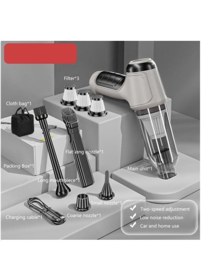 AROAQ Portable Handheld Car Vacuum Cleaner 95000 Pa Powerful Cordless Vacuum Cleaner Cleaning Tools Accessories (With 3 Filter ) - Image 1