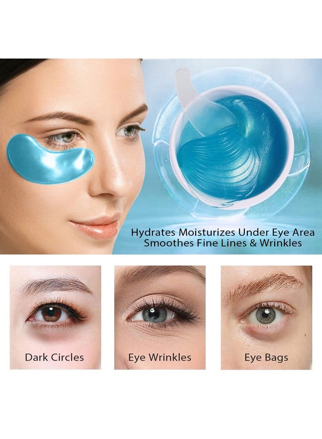 سيفودون لاصقات هيدروجيل للعين، أقنعة هيدروجيل تحت العين للهالات السوداء، علاج مضاد للتجاعيد، وسادات جل تحت العين، قناع للعين للعيون المنتفخة، العناية بالبشرة، مرطب | 60 قطعة/30 زوجًا - Image 4