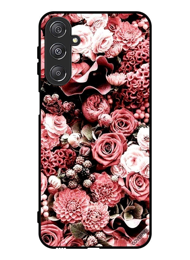 Covernex Protective Case Cover For Samsung Galaxy M34 5G Peach Roses - Image 1