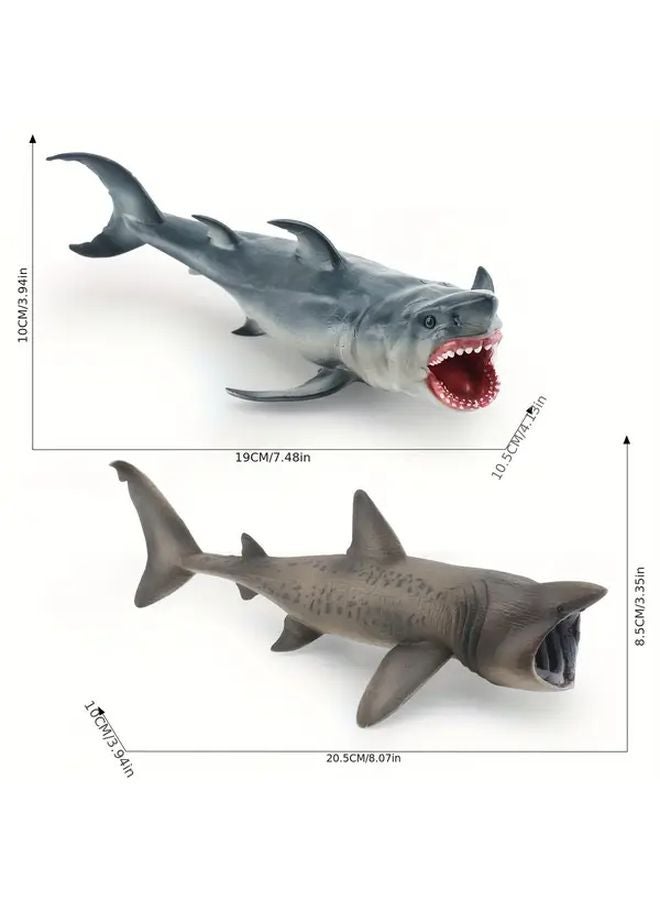 Basking Shark Model 127 2815 Simulation Marine Animal Figure - Image 3