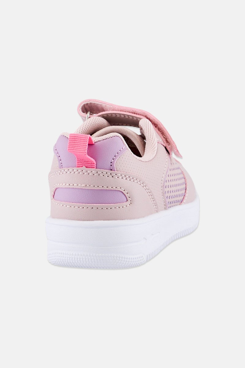 RBX Kids Girl Velcro Closure Outdoor Shoes, Old Rose - Image 4
