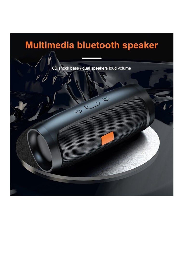 AROAQ Bluetooth Speaker Dual Speaker  Fm Voice Broadcasting Portable Subwoofer 50 Wireless Speaker - Image 2