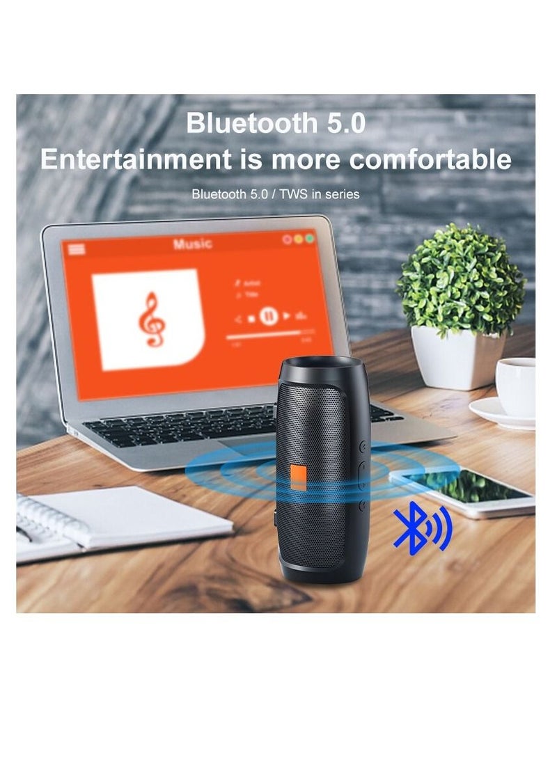 AROAQ Bluetooth Speaker Dual Speaker  Fm Voice Broadcasting Portable Subwoofer 50 Wireless Speaker - Image 3