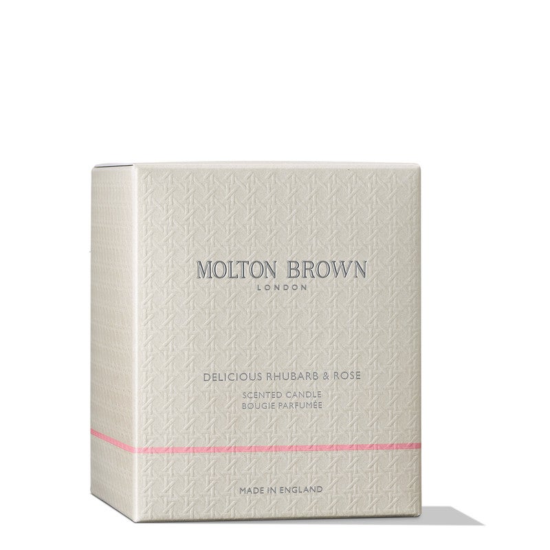 MOLTON BROWN Delicious Rhubarb & Rose Signature Candle 190g - Image 4
