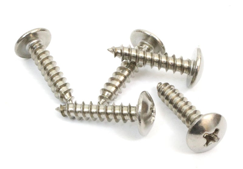 Bolt Dropper #10 x 3/4" Stainless Truss Head Phillips Wood Screw (100pc) 18-8 (304) Stainless Steel Screws by - Image 4