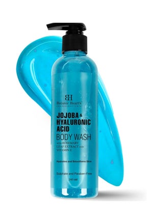 Jojoba & Hyaluronic Acid Body Wash with Shea Butter & Sweet Almond Oil Sulfate & Paraben Free for Women & Men