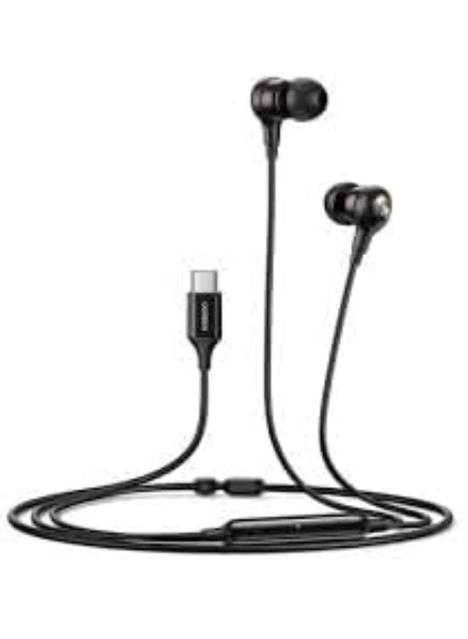 Fitto Type C Headphone, USB C Wired Earbuds, Microphone & Volume Control, For iPhone Samsung, White - Image 2