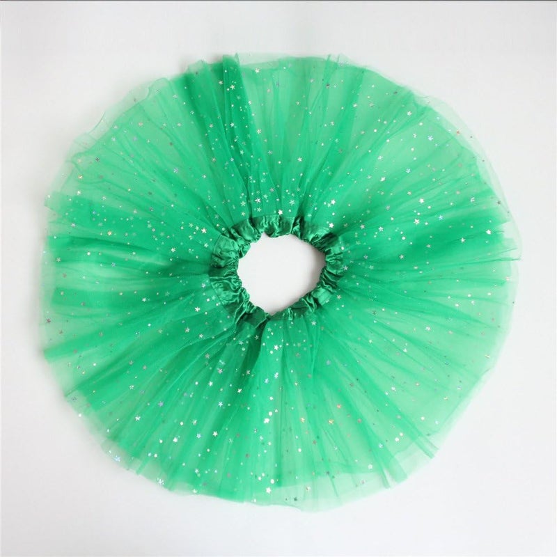 Rysly Store Girls Sparkle Tutus Princess Ballet Dance Layered Tulle Tutu Skirts,2-8T - Image 4