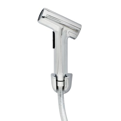 BonKaso ABS Health Faucet- 2 Modes Jet Spray for Toilet, Handheld Bidet Sprayer, High-Pressure & Soft Flow Modes, Leak-Proof Push Button|1M Tangle-Free Stainless Steel Hose|Flexible Tube - Image 1