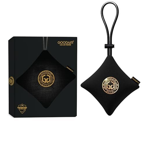 GOODAIR HEPA Car Air Purifier Bag Pouch 75g Activated Carbon Filter Absorb Toxic Gases 20 Premium Certified Air Purifier Suitable for All Cars 247 Air Purification Super Black - Image 1