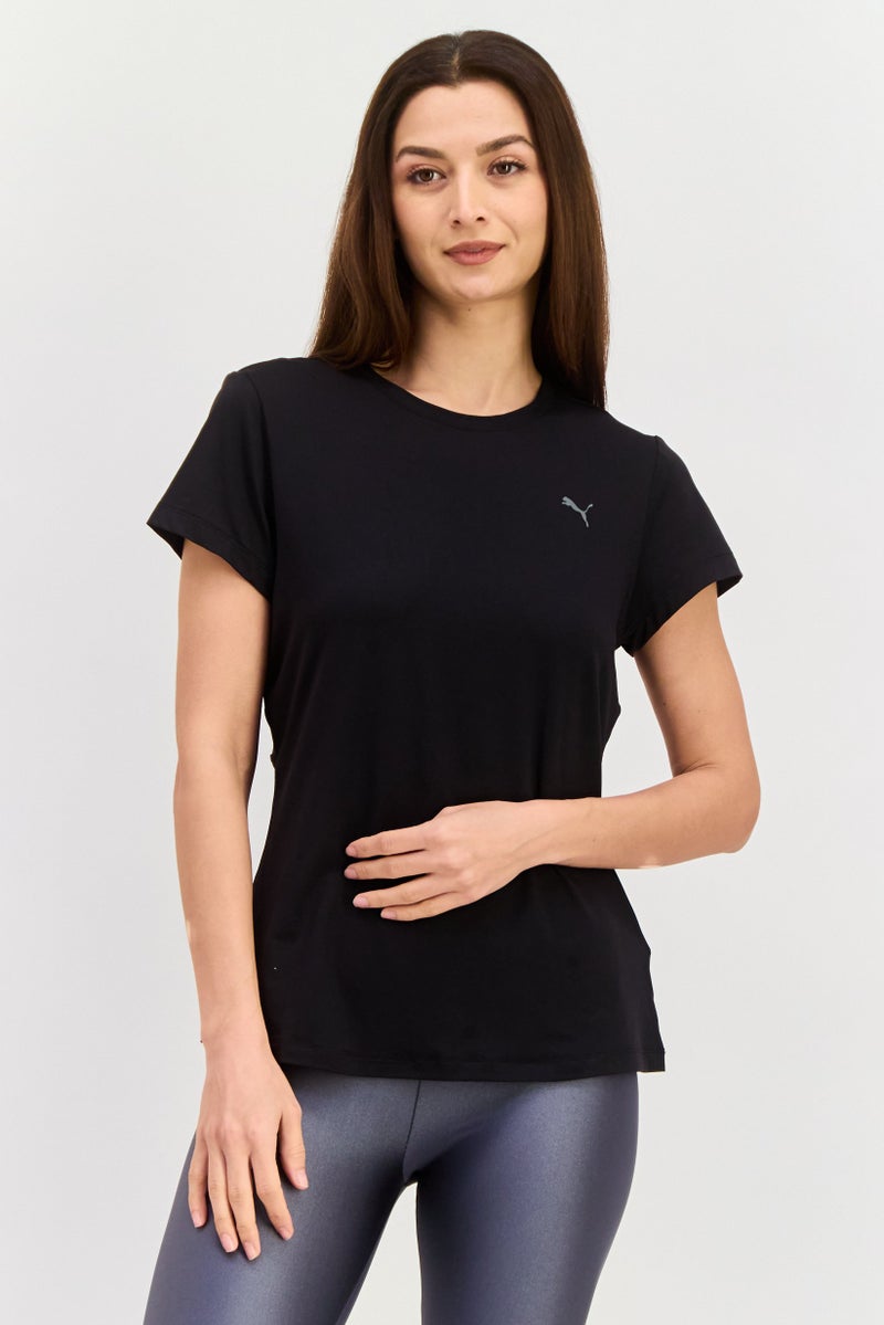 PUMA Women Sportswear Fit Outdoor T-Shirt, Black - Image 1